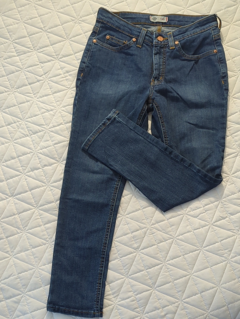 Dickies Women's Skinny Cropped Jeans